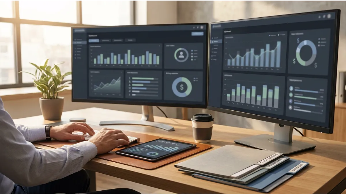 Agency ad account for media buyers with dashboards and permissions